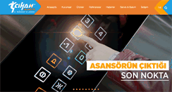 Desktop Screenshot of cihanasansor.com.tr